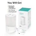 thumbnail image 2 of Homasy Cool Mist Humidifier, up to 50H Top-Filling Humidifier for Bedroom, 24dB Quiet Ultrasonic Humidifier Diffuser with Touch Screen White, 2 of 7