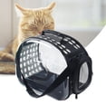 thumbnail image 1 of Flmtop Sac Porte-Chien Confortable Ventilé EVA Sac d'Entrée pour Animaux de Compagnie pour Extérieur Noir, 1 of 9
