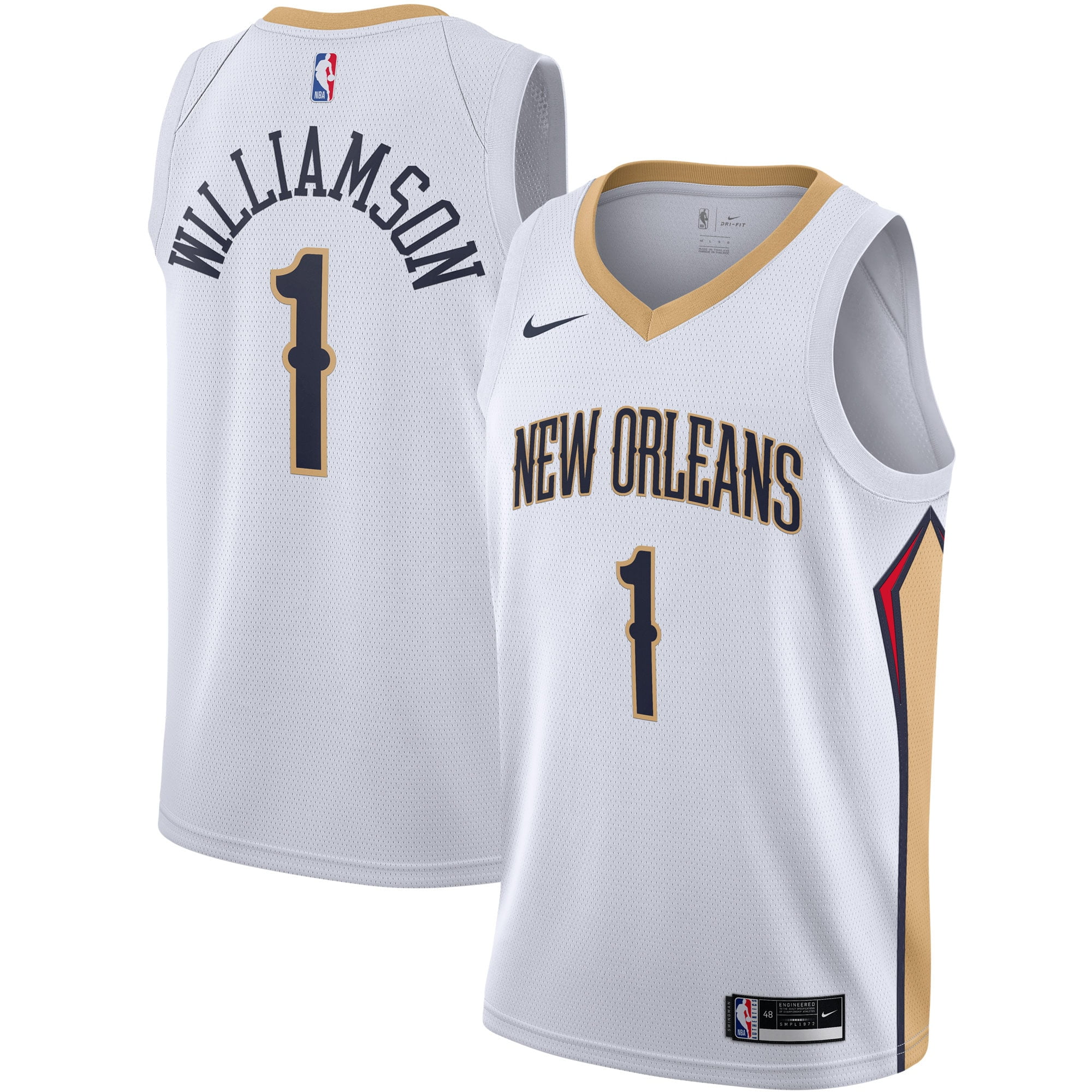 zion williamson jersey white