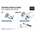 thumbnail image 2 of GROHE 40386001 Essentials 31" Towel Bar in Starlight Chrome, 2 of 4