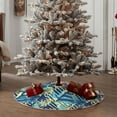 thumbnail image 4 of Fotbe Hawaiian Style Pattern Christmas Tree Skirt, Tree Skirts Plush Christmas Decorations, Christmas Tree Skirts Xmas Decorations Holiday Party Decor-36", 4 of 6