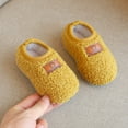 thumbnail image 3 of MUXiin House Slippers For Kids On Girls Slippers Fashion Winter Boots Comfortable Walking Shoes for Kids Soft Warm Non- Indoor Outdoor Casual Footwear(3-4 Years,Yellow), 3 of 3