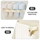 thumbnail image 3 of KAKOWELY 2Ud Organizador De Pared Beige Para Zapatillas Con Sin Perforación Y Fácil Instalación Sin Daños, 3 of 8