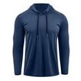 thumbnail image 3 of LTTVQM Mens Quick Dry Hoodies Raglan Long Sleeve Lightweight Breathable Workout Fishing Shirts Stretch Casual Outdoor Camping Athletic Hooded Tops, 3 of 5