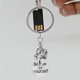 thumbnail image 4 of unbranded 10Ud Llavero De Porrista En Metal Plateado Para Con Motivacional, 4 of 6