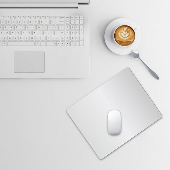 onlyliua Promoción de Temporada Alfombrilla de Ratón de Aluminio Doble Cara 180*160 Mm Alfombrilla de Ratón de Aluminio de Metal