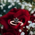 thumbnail image 6 of Mauli Jewels 1.25 Carat Natural Black & White Diamonds Engagement Rings for Women in 14K Gold, Gifts for Her, 6-Prong Setting, 6 of 8