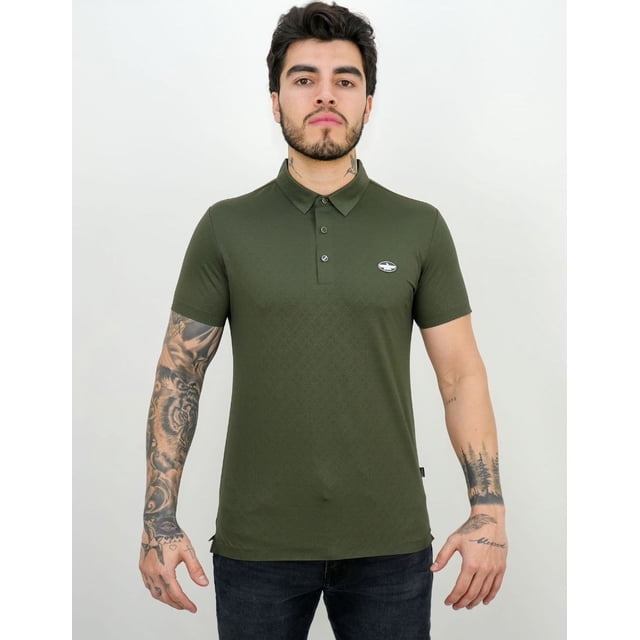 Playera Estampada Barabas Tipo Polo Corte Slim Fit