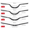 thumbnail image 2 of GEWAGE Aluminum Alloy MTB Riser Handlebar, 31.8mm Diameter, Ergonomic Design for Comfortable Grip, Extended Length for Versatile Riding Styles, Lightweight & Durable Construction, Easy Installation, 2 of 6