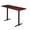 Mahogany, variant on 48 X 24 In. Cain Cafe Height Training Table - Mahogany