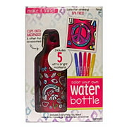 Horizon Group USA Make it Mine Color Your Own Kit de bricolage pour bouteille d'eau
