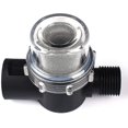 thumbnail image 1 of Water Pump Strainer Filter, Rv Replacement 1/2 Inch Twist-on Pipe Strainer Compatible With Wfco Or Shurflo Pumps Replaces 255-313black+silver1pcs), 1 of 4