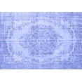 thumbnail image 1 of Ahgly Company Indoor Rectangle Persian Blue Traditional Area Rugs, 7' x 9', 1 of 4