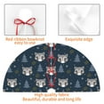 thumbnail image 7 of Cauagu 36" Christmas Tree Skirt Cute Christmas Tree Raccoon Pattern Christmas Tree Decorations Tree Mat for Xmas Decorations Occasion Holiday Home Decor -36", 7 of 7