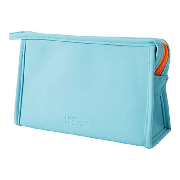 Bolsa de maquillaje, bolsa de cosméticos, bolsa de maquillaje grande para mujeres, bolsa de cosméticos de color puro, estilo maletín, bolsa de cosméticos portátil, bolsa de cosméticos de mano, la moch