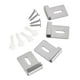 thumbnail image 1 of 4 Piezas Clips de Espejo de Acero Inoxidable perfecl Kits de Colgador de Espejo Plata L, 1 of 8