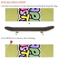 thumbnail image 2 of Easter Skateboard Grip Tape Stickers (Pack of Two) 8.8x32.6in/22.4x83 cm Emery/PVC Surface Material, 2 of 5