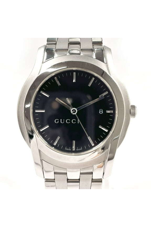 Pre-Owned GUCCI G-Class 5500XL Watch Stainless Steel/Stainless Steel Silver Quartz... (Good)