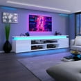 thumbnail image 7 of 80" LED TV Stand with Power Outlet for up 90" TVs, Modern Large Entertainment Center Long Sounbar Media Console Table Stand for Living Room, 7 of 7
