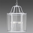 thumbnail image 3 of Beaumont Lane 6 Light Clear Glass Cage Pendant in White, 3 of 3