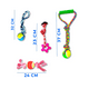thumbnail image 2 of Kit 4 Juguetes Interactivos Cuerda Pelota Resistente Mascota Lab.G Multicolor, 2 of 5