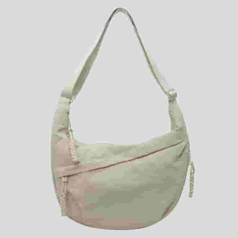 【DISCERNMENT】Rotive strap cross bag Crescent Bag for Women Men Nylon Crossbody Bags,Multi-Pocket