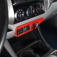 thumbnail image 5 of TINKI Car Center Console Cigarette Lighter Frame Interior Car Accessories Fit for Toyota Tacoma 2011 2012 2013 2014 2015, 5 of 8