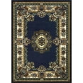 thumbnail image 2 of HR HANDCRAFT RUGS, Livingroom Rugs Bohemian Rugs, Shed Free Stain Resistant Easy Clean, Navy Blue and Multi, 7' 8" x 10', 2 of 7