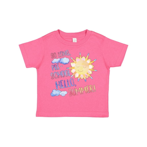 Inktastic So Long, Pre-school Hello, Summer Last Day of School Boys or Girls Toddler T-Shirt
