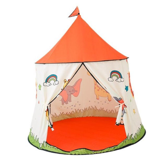 Tienda de campaña para niños,Tienda de juegos de interior para niños Princesas,Tienda de campaña para niños con castillo de princesa rosa,Tienda de campaña yurta mongola para