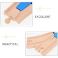 thumbnail image 2 of Ensemble de 2 Pcs d'Accessoires de Voie Ferrée en Bois pour Intersections et Interrupteurs, Ensemble de Train Jouet Compatible avec les Grandes Marques, Éducatif et Amusant pour Enfants, 2 of 8