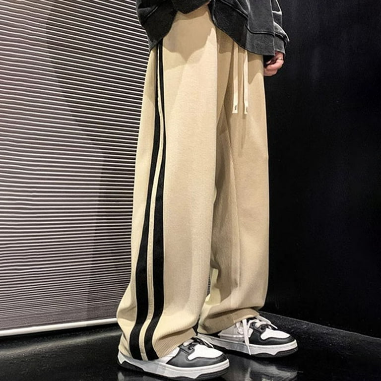 BoShiNuo Spring Autumn Male Casual Clothing Jogger Corduroy