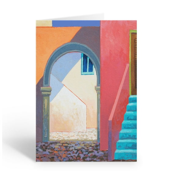 Mexican Themed Arch Entrance Blank Note Cards - 10 Note Cards with Envelopes - 1