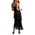 thumbnail image 7 of KelaJuan Women Summer Clothes Tassel Hem Strapless Tube Top and Elastic Skirt 2 Piece Outfits Beach Streetwear, 7 of 7