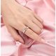thumbnail image 4 of Anillo ajustable Claddagh JM de corazón para mujer, 4 of 5