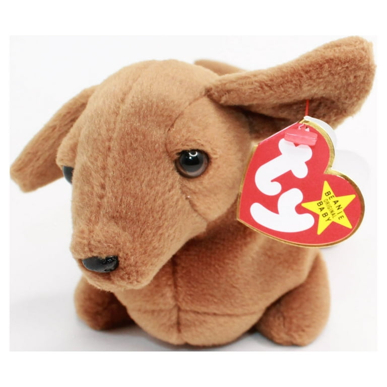 Ty Beanie Baby Weenie the Dachshund Dog Stuffed Animal MWMT