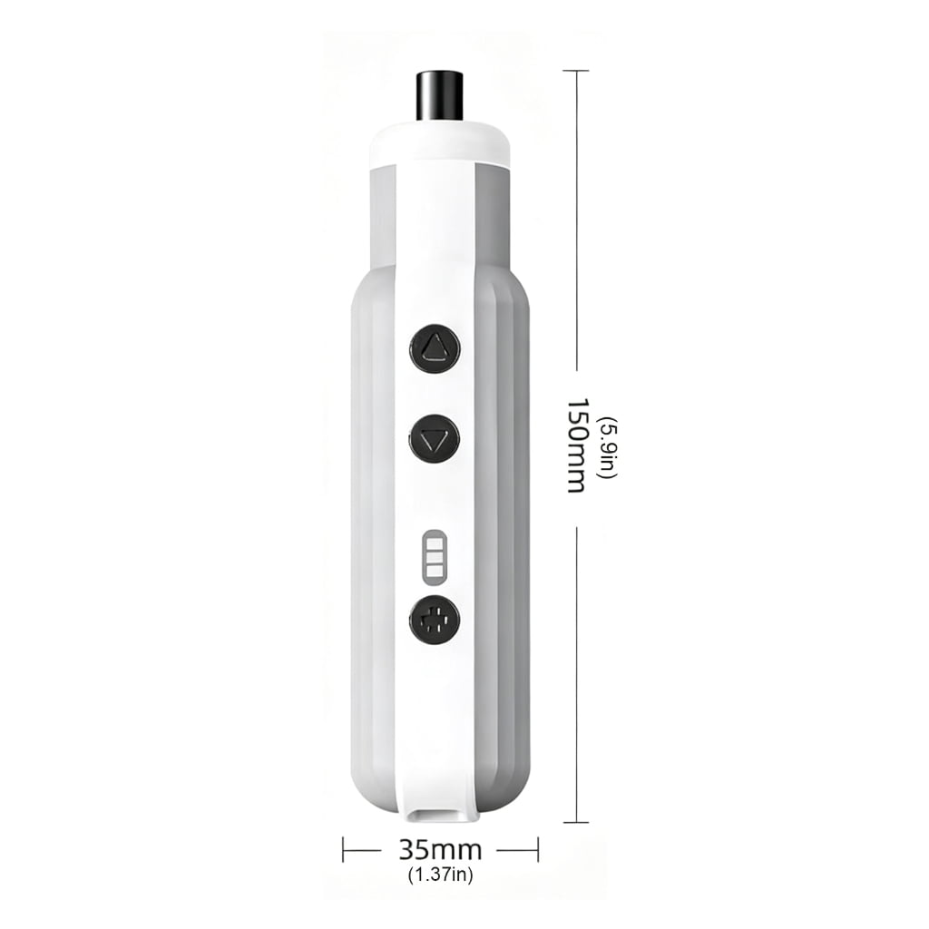 Rechargeable Electric Screwdriver Kit 12 Bits 1500mAh Battery 3 Speed Adjustable with LED Light and Ergonomic Handle