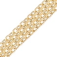 thumbnail image 3 of 9ct Gold Jewelco London Bismark Chain Bracelet 5mm 7.5 inch, 3 of 5