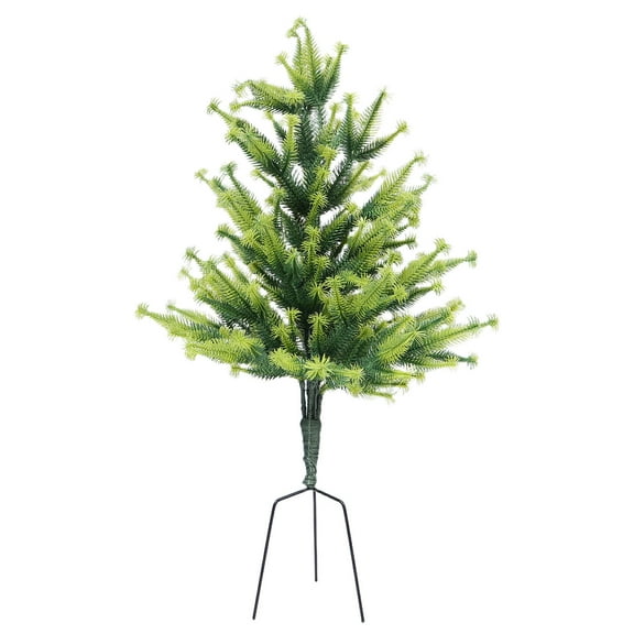Homoyoyo Realistic Green Christmas Tree Decoration for Desktop, Home, Office, Holiday, and Seasonal Adornment