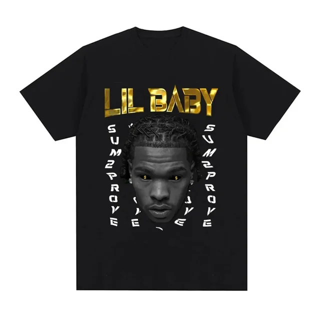 Nueva camiseta gráfica de rapero de hip hop para hombre, camiseta vintage de algodón de manga corta de gran tamaño, camiseta informal de calle, camiseta unisex