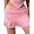 thumbnail image 2 of ZAXARRA Hauts Courts Sans Manches à Bretelles Assortis avec Jupe Plissée Taille Haute, 2 of 4