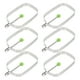 thumbnail image 1 of EeaseMX 6 moldes cuadrados antiadherentes para freír huevos (plateados), 1 of 7
