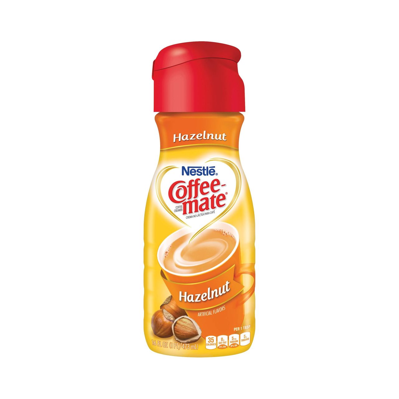 A Product of Coffeemate Hazelnut Liquid Coffee Creamer 16