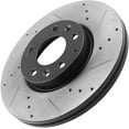 thumbnail image 3 of JADODE Brake Rotors Front 299mm Drilled & Slotted Design Brake Rotor & Brake Pad kit Including CLEANER DOT4 FLUID Replacement for Ford Fusion, Lincoln MKZ Zephyr, Mazda 6, Mercury Milan, 3 of 7
