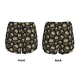 thumbnail image 5 of Lsque funny Retro Skull Printed Women's Running Shorts with Liner Pockets,Elastic Quick Dry Workout Athletic Gym Yoga Shorts,Womens High Waist Shorts-Medium, 5 of 9
