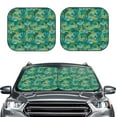 thumbnail image 6 of Lsque Jungle Leopard 2 PCS Windshield Sun Shade | CarFoldable Window Covers | Car Accessories Reflect UV for Universal Cars SUV Truck | Medium, 6 of 7