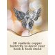 thumbnail image 4 of Marcador de plumas de metal Regalo del día de la madre Cumpleaños Mujer Mariposa Marcador de libro para amantes de los libros Bibliotecarios Lectores Mamá Maestras Dama Mujer Su ratón de biblioteca oso de fresa Electrónica, 4 of 5
