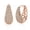Rose Gold Color, variant on MATROOY Damen Ohrringe Romantic Earrings - Gold Color Hyperbole Style Fashion Jewelry-Rose Gold Color