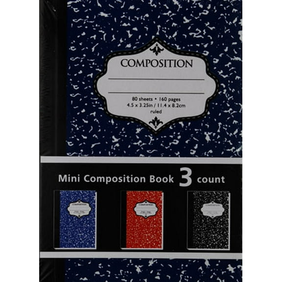 D3 Casemate 3 Pack Mini Composition Books