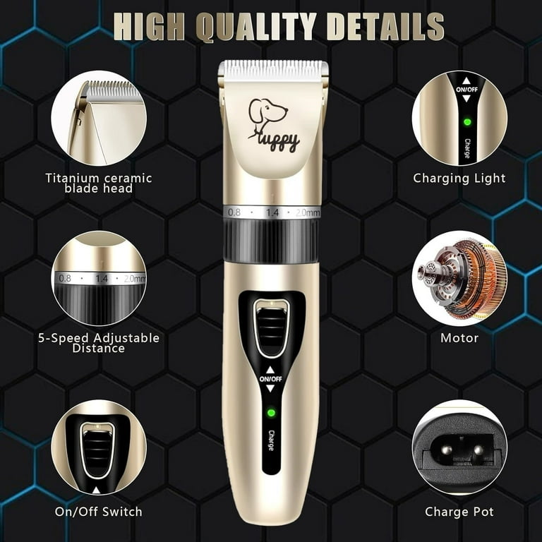 Best Professional Professional Dog Hair Trimmer Usb Rechargeable